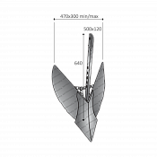 Ditcher Assembly with Adjustable Flaps and Tine Ditcher Assembly with Adjustable Flaps and Tine