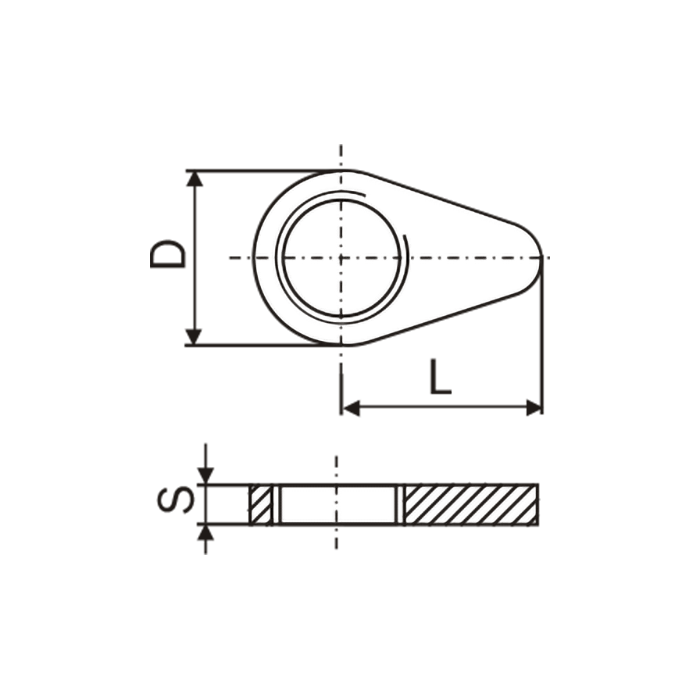 Σφικτήρας Τιράντας 22x2,5 απλός