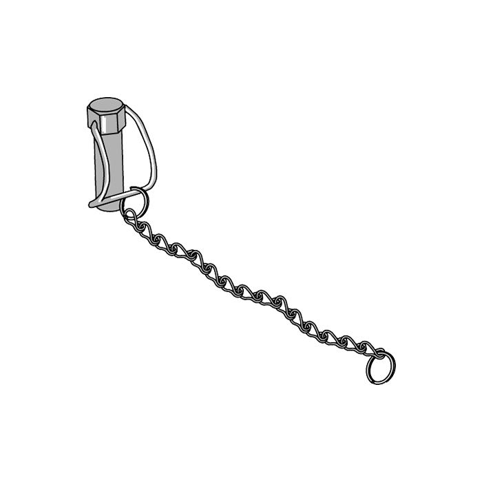 Safety Pin with Chain for Lateral Stabilizer Φ14