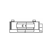 Hydraulic Double Acting Cylinder 60300400 60mm/A=30mm/400mm