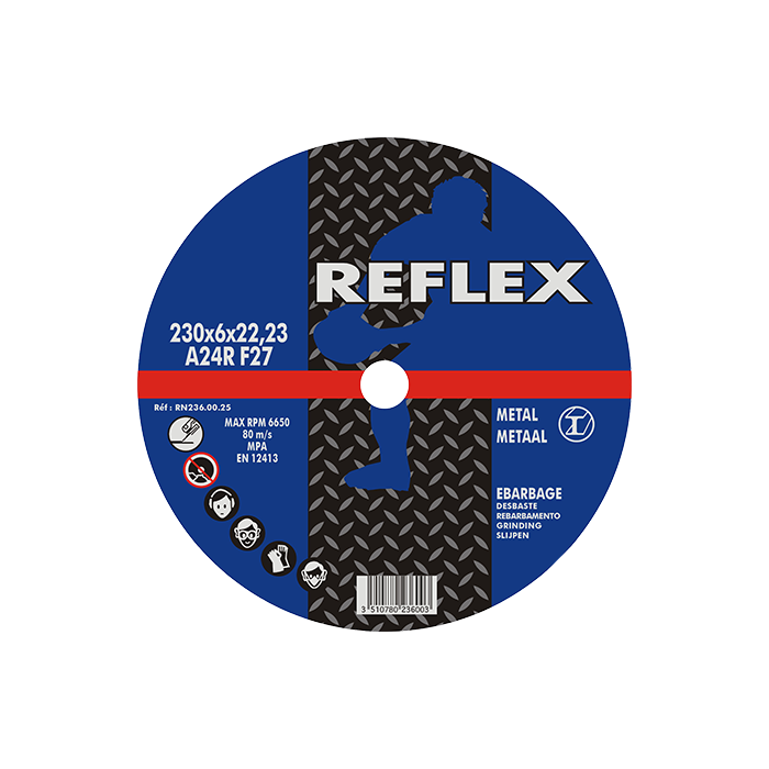 Δίσκος Λειάνσεως με Αφαλό 236.00.25 230mm x 6,0mm Reflex