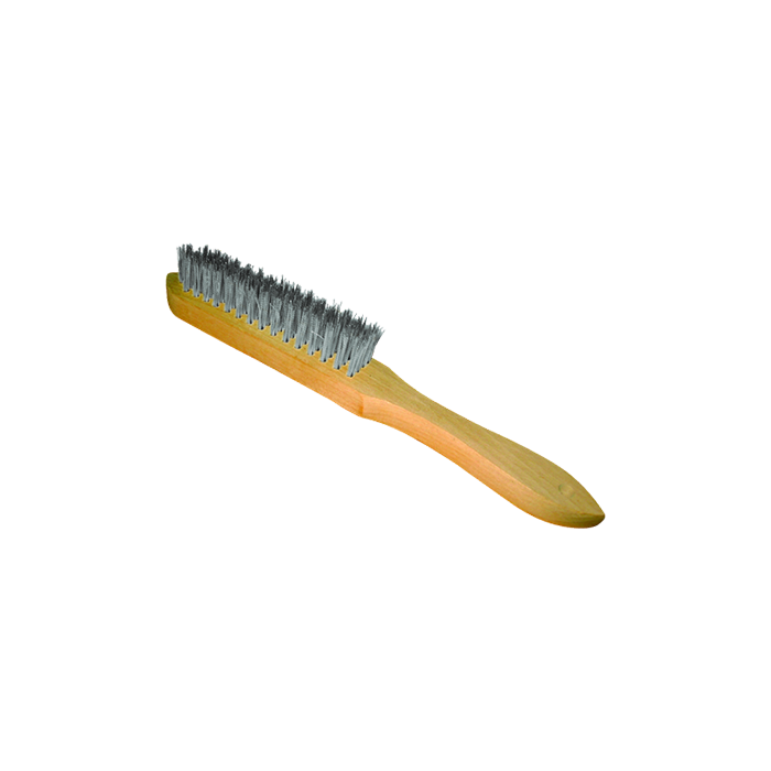 Steel Wire Brush 720.293 with Wooden Handle Leman
