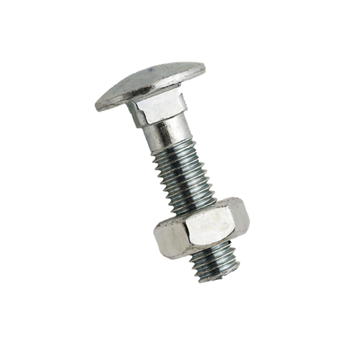 Countersunk Square Bolt DIN 608 12x40 + Nut