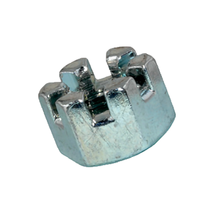 Hexagon Castle Nut LowDIN 937 M12x1,5 Zinc Plated