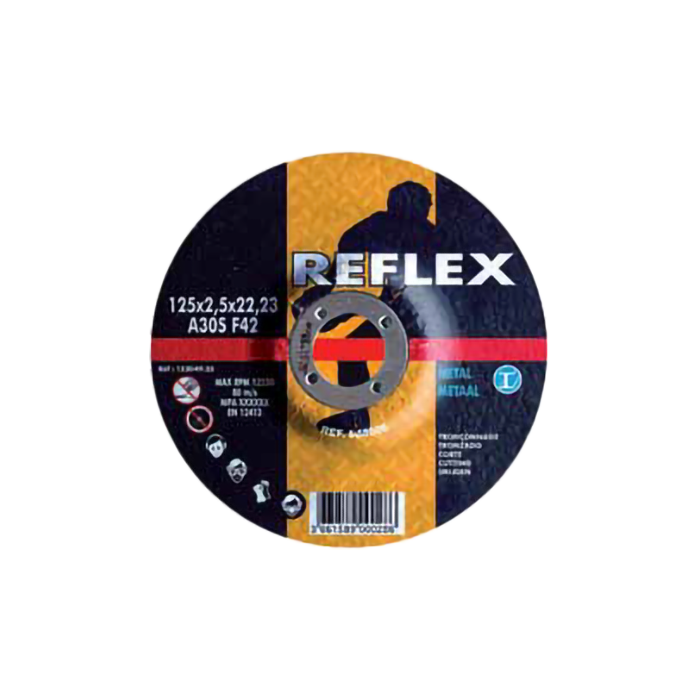 Δίσκος Φτερωτός Μετάλλου 125.120A 125mm P120 Reflex