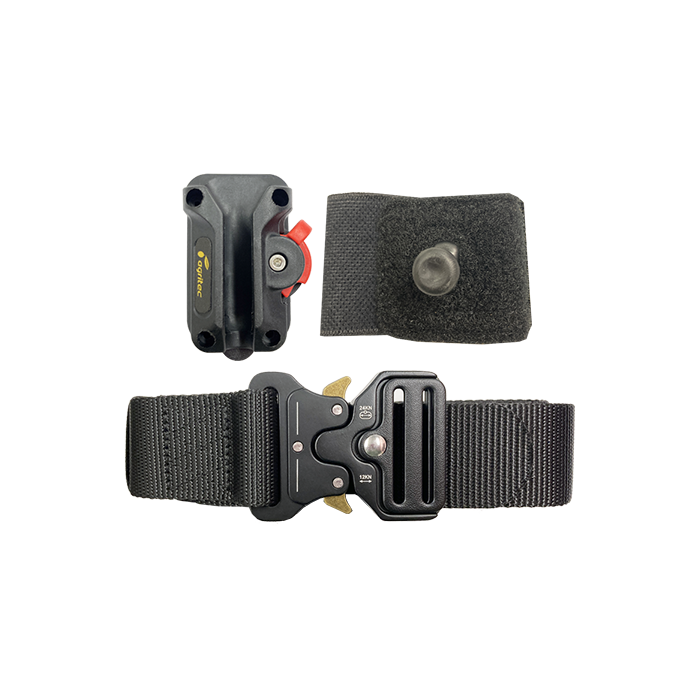 Fast clip with adjustable belt