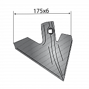 Cultivator Flex Sweep Point 175x6 M10