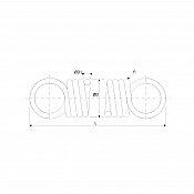 Spring with Links Ø12 L350mm BPT