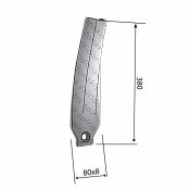 Cultivator Wing Tine Horsch 15057-A-80-I-CA2 Long Left Bellota
