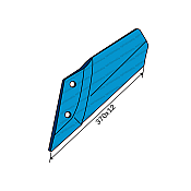Πτερύγιο Πλαϊνό Καλλιεργητή Lemken 3374424 FL37P Gek 370x12 HF Δεξί Agriforge