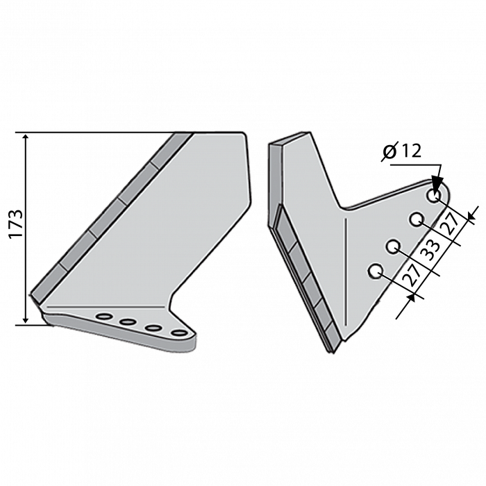 Wing to Fit Horsch 00310985 Left AgriCarb Wing to Fit Horsch 00310985 Left AgriCarb