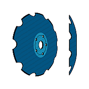 Terradisc Notched Disc 20"/6,0mm/5ΤΡ/R.106mm Bellota Terradisc Notched Disc 20"/6,0mm/5ΤΡ/R.106mm Bellota