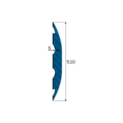 Δίσκος Πολύδισκου Οδοντ. 22"/4,5mm/4ΤΡ/R.115mm/Φ26 Bellota