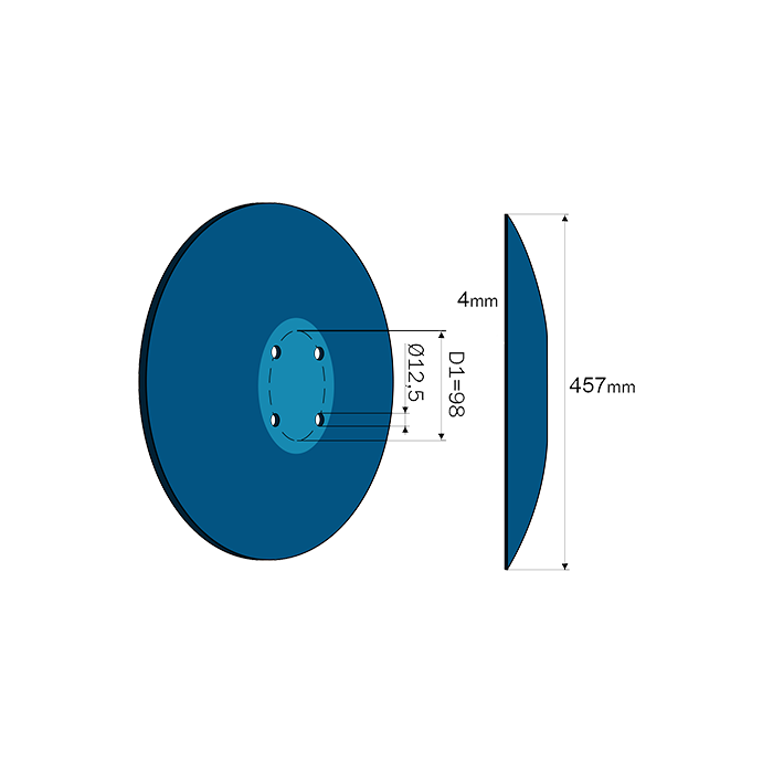 Terradisc Straight Disc 18'' Bellota