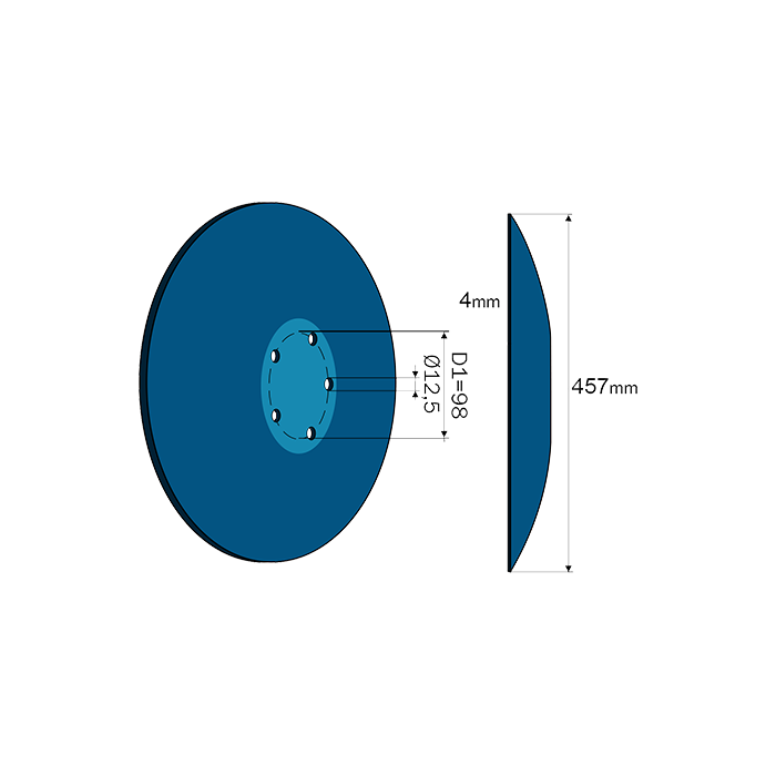 Terradisc Straight Disc 18'' Bellota