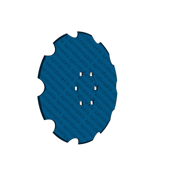 Flat Terradisc Notched Lemken 3490042 20'' Bellota