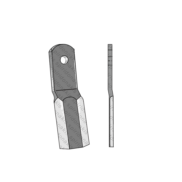 Finishing Mower Blade Φ32 Howard 