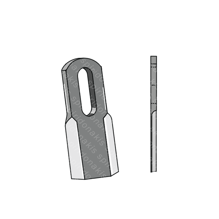 Mulcher Blade Curved 40x5 Mulcher Blade Curved 40x5