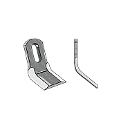 Mulcher Blade Curved 40x8 Berfor Mulcher Blade Curved 40x8 Berfor