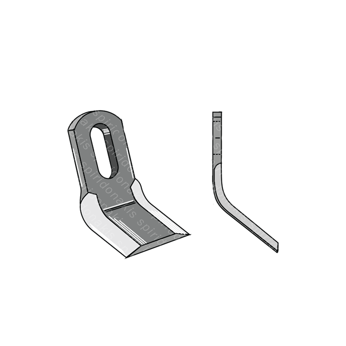 Mulcher Blade Curved 40x8 Berfor Mulcher Blade Curved 40x8 Berfor