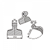 Mulcher Hammer RM10 Ø20,5 SABA Mulcher Hammer RM10 Ø20,5 SABA