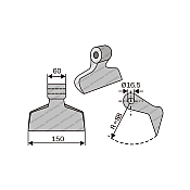 Mulcher Hammer RM1 Ø16,5 SABA Mulcher Hammer RM1 Ø16,5 SABA