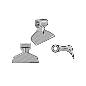 Mulcher Hammer RM105 Ø20,5 SABA Mulcher Hammer RM105 Ø20,5 SABA
