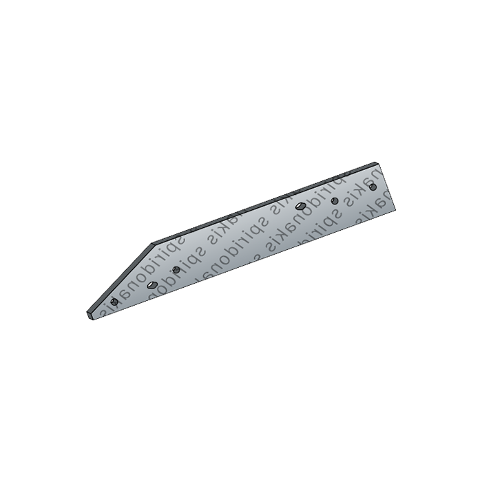 Landside for Plough Agrolux-MF 94607 Left Bellota  