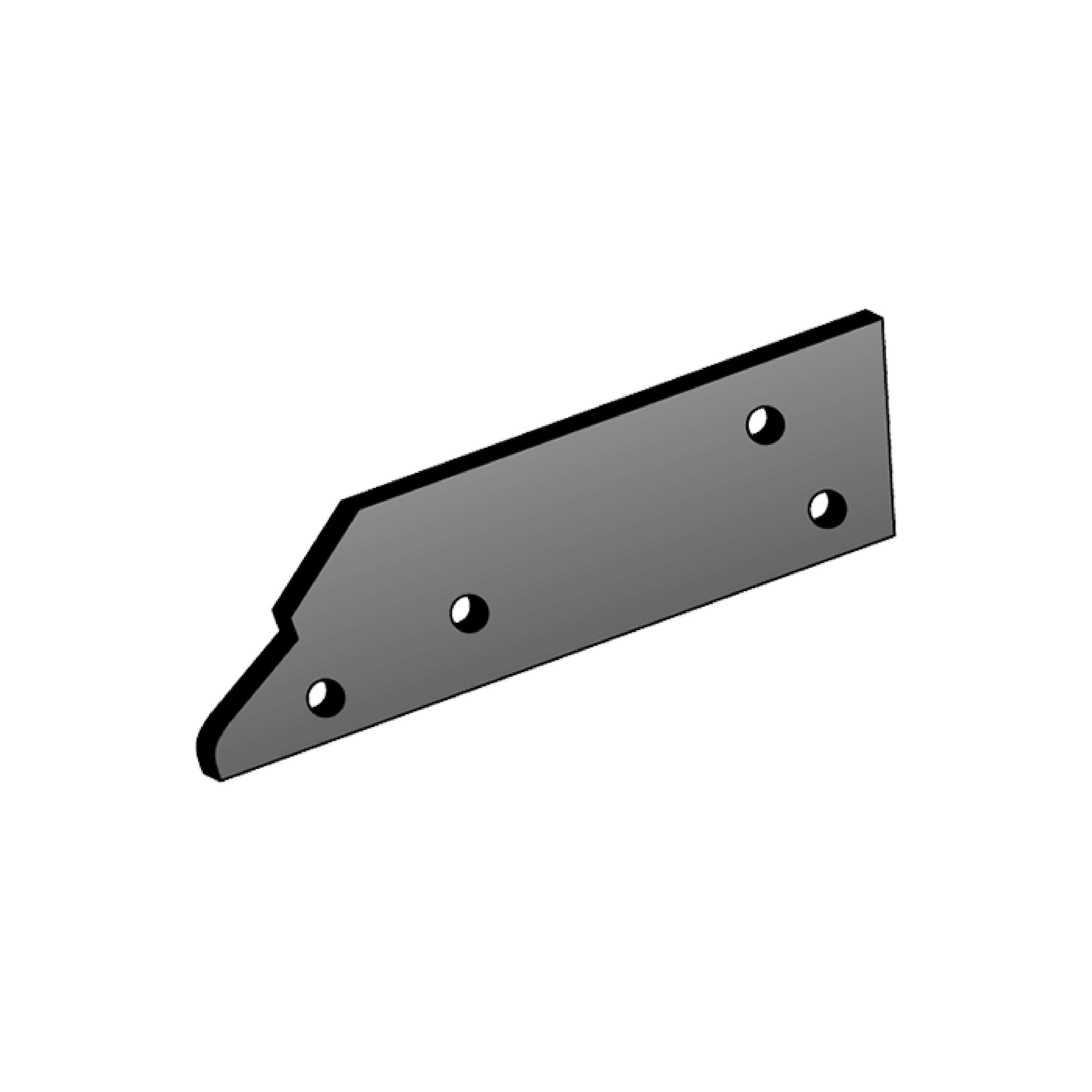 Landside for Plough Kuhn 278074/75 Small Right-Left Agriforge 