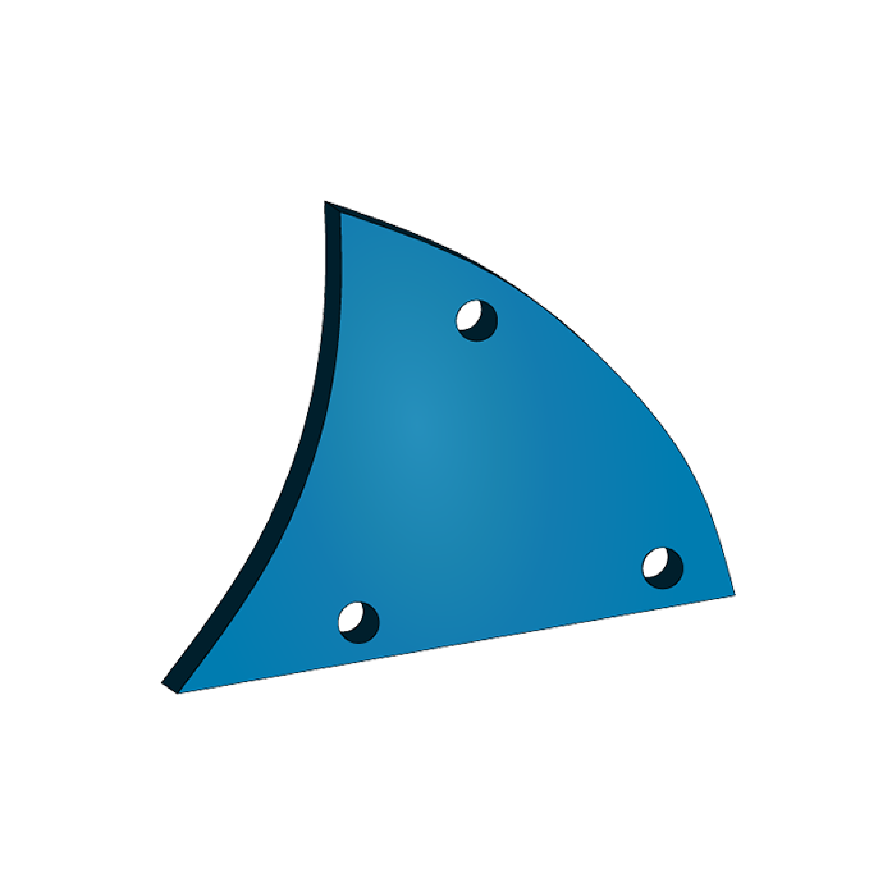 Shin Plough Lemken 3451001 B2K 8mm Left Agriforge
