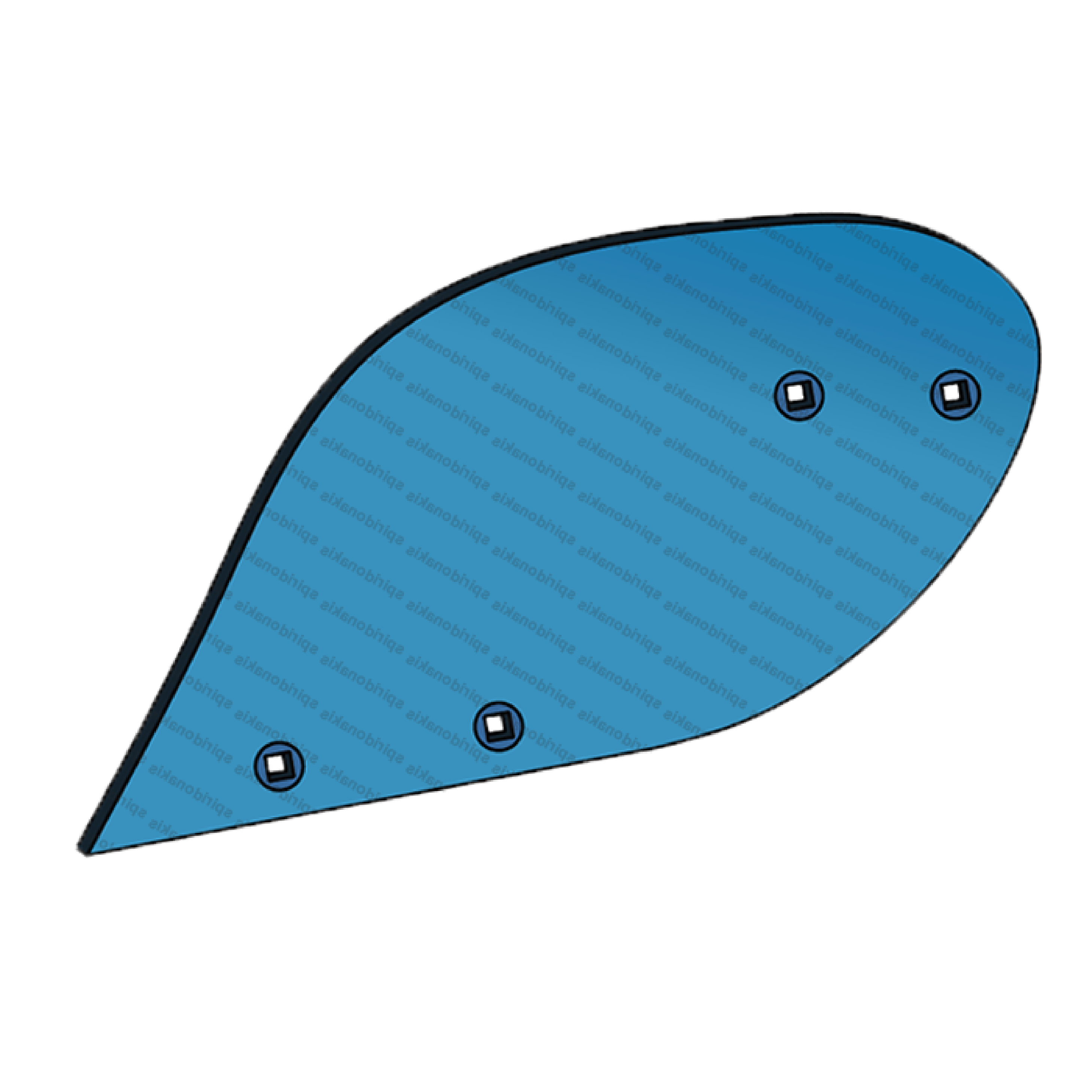 Mouldboard Skimmer Plough Lemken 3470541 Left Agriforge