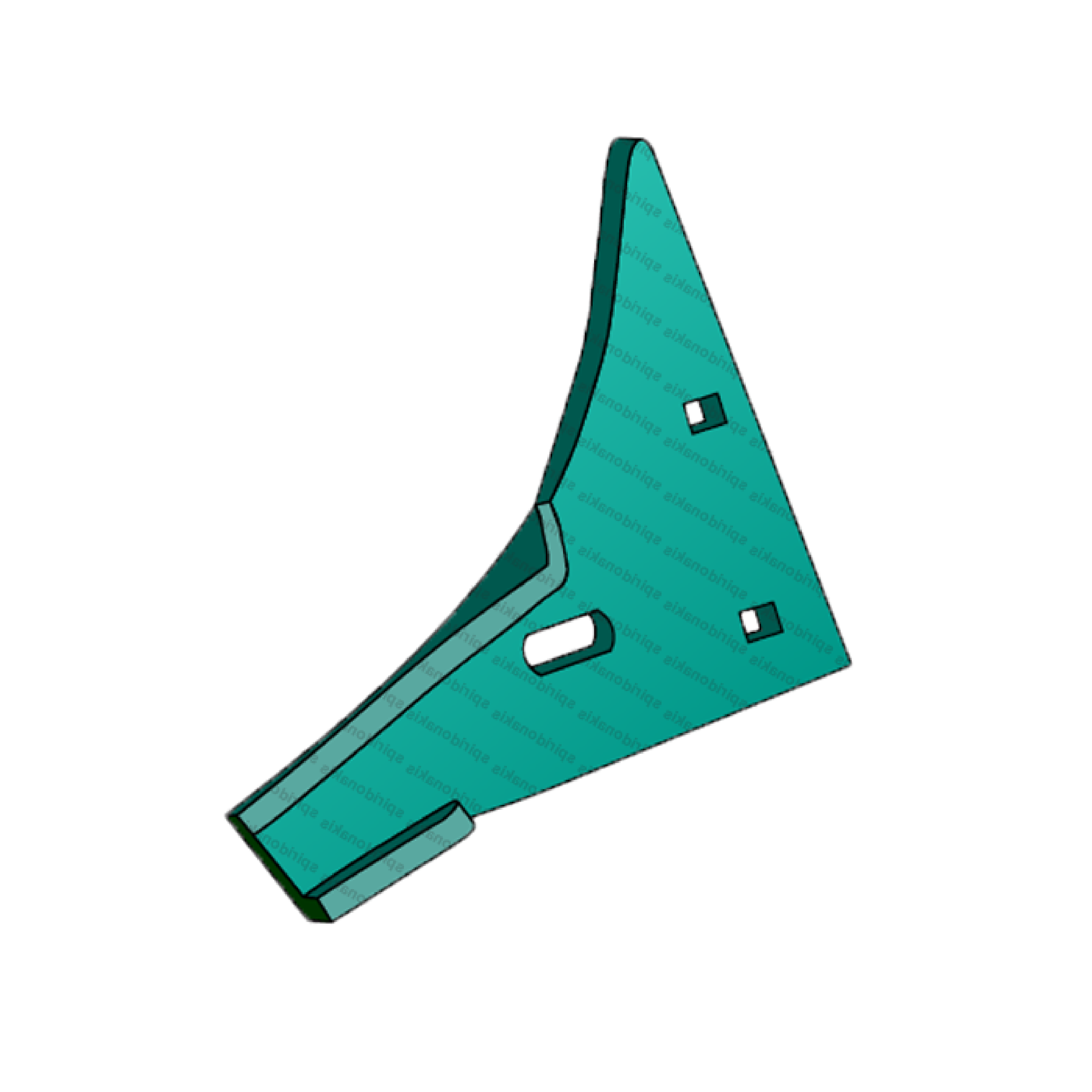 Tine Saddle Plough Nardi 8C83 Right AGT