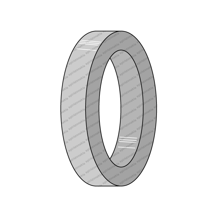 Δαχτυλίδι Αρότρου Kverneland 011694 Φ55/40 L.16