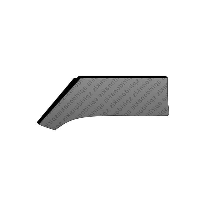 Share Plough 12'' - 14'' without Holes Left