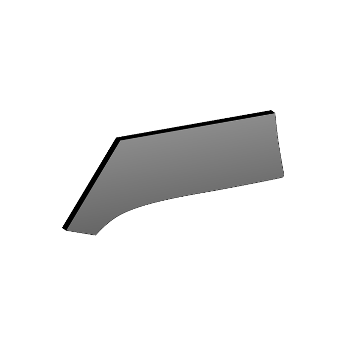 Share Plough for Point 12'' - 14'' without Holes Left