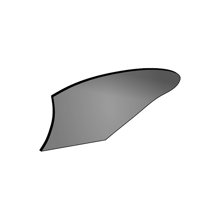 Mouldboard Plough Gklavani without Holes 12'' Left 