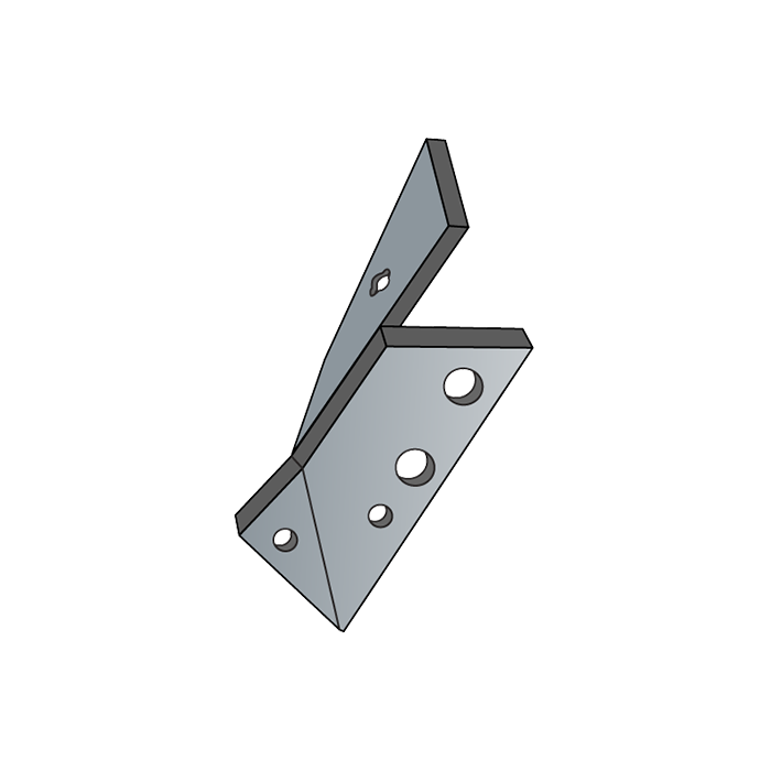 Saddle for Point Plough Overum 84289 Left Agriforge