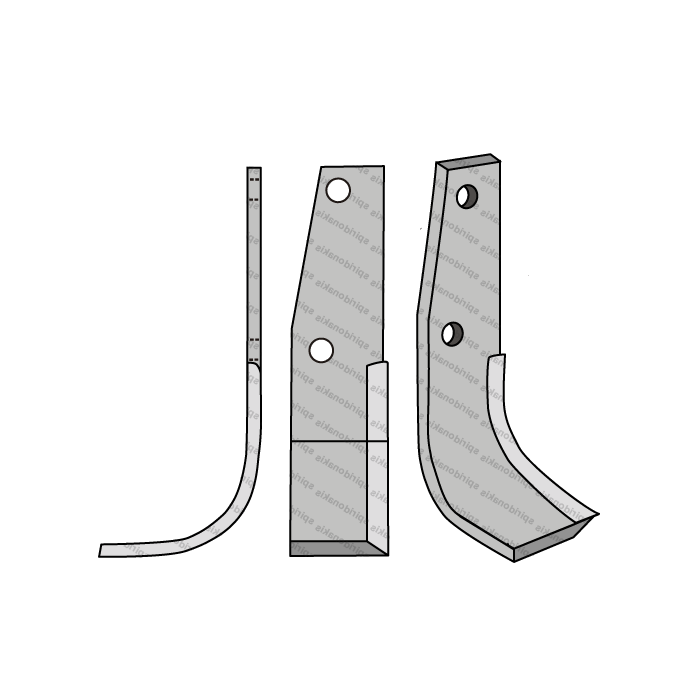 Rotary Cultivator Blade 360634 60x6 Φ11,5 ΚΚ99 Goldoni Left Rotary Cultivator Blade 360634 60x6 Φ11,5 ΚΚ99 Goldoni Left