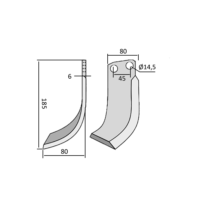 Blade Eberhard 80x6 Left