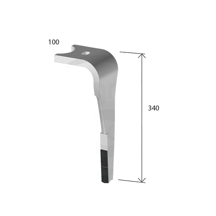 Μαχαίρι Σβολοτρίφτη Sulky DHS0320-OD 100x18/18mm L=340mm Ταχείας με 2 Widia Δεξί AgriCarb