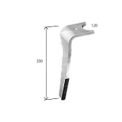 Μαχαίρι Σβολοτρίφτη Amazone DHA7496F-O3G 120x15/18 (L=350mm) με Widia Αριστερό AgriCarb Μαχαίρι Σβολοτρίφτη Amazone DHA7496F-O3G 120x15/18 (L=350mm) με Widia Αριστερό AgriCarb