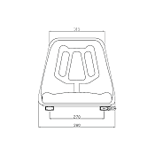 Seat CMP3100G (Black Vinyl) SEAT