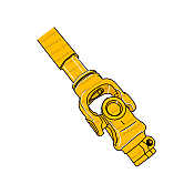 Triangular PTO Shaft with Yoke S66 14-3/4''z20 D=610mm/95HP/35x106,5 without Protection Binacchi