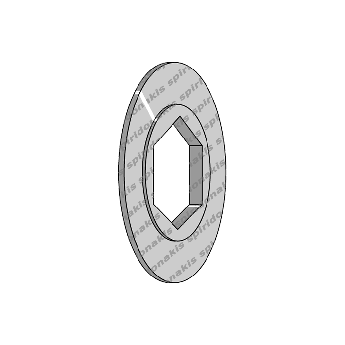 Δίσκος με Εξάγωνη Τρύπα LF4 Φ160 Binacchi