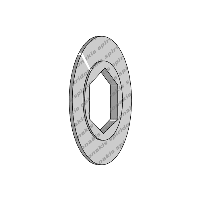 Disc with Hexagon Hole LF4 Φ160 Binacchi