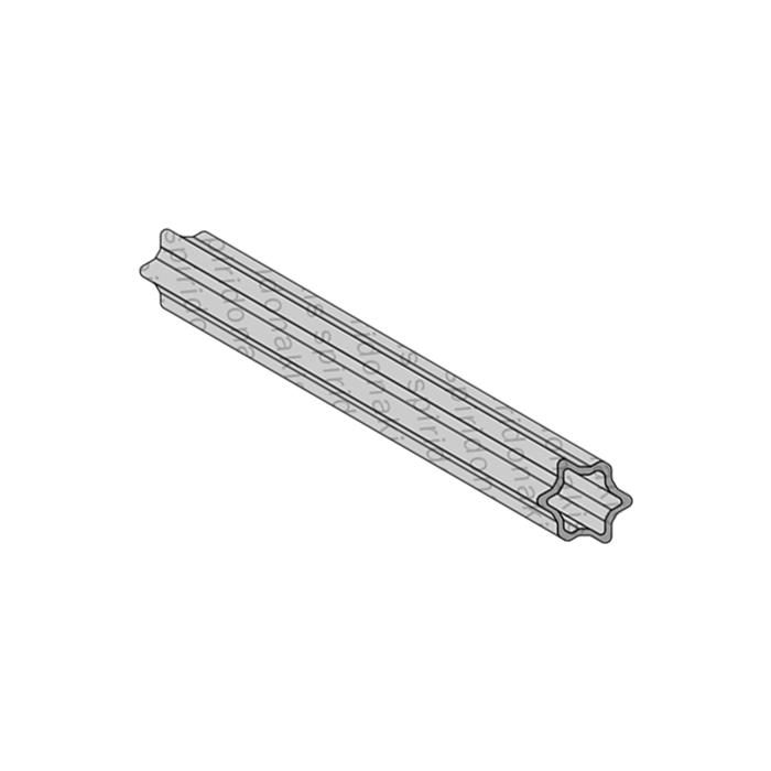 External Hexagon Tube for Shaft 09884720100 57,5x71,5 W6 Binacchi 
