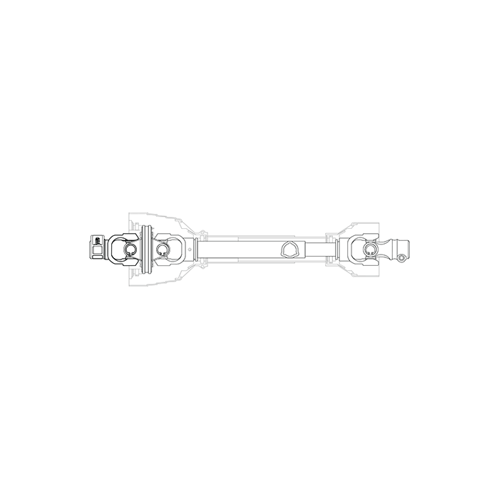 Wide Angel PTO Shaft AGV8-140EOM1 No8 L=1400mm With Protection Agritech