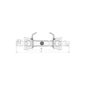 Star Shared Shaft D=610mm/95ΗΡ/35x106,5 with Protection Binacchi Star Shared Shaft D=610mm/95ΗΡ/35x106,5 with Protection Binacchi