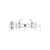 Τριγωνικός Άξονας με Συμπλέκτη LF2 1-3/8''z6 D=1010mm/64HP/30,2x92 Binacchi Τριγωνικός Άξονας με Συμπλέκτη LF2 1-3/8''z6 D=1010mm/64HP/30,2x92 Binacchi