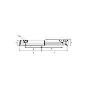 Pin for Rotary Cultivator Funnel 28-22 Pin for Rotary Cultivator Funnel 28-22